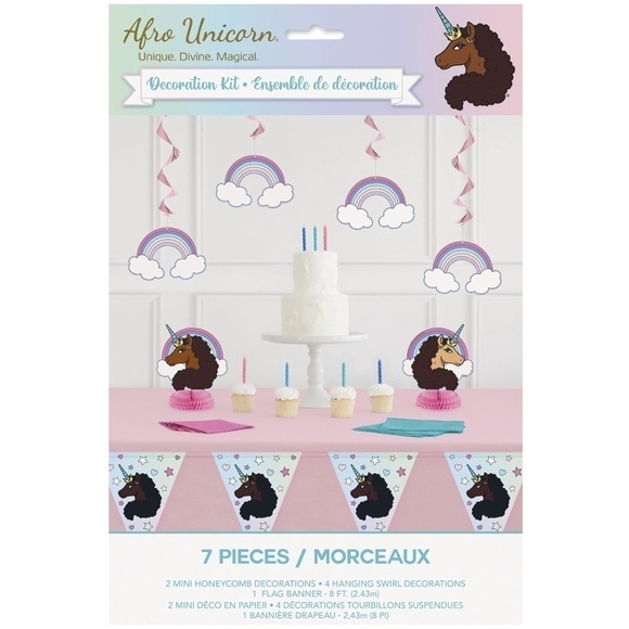 Kids Unicorn Decoration Kit - Picture 1 of 7
